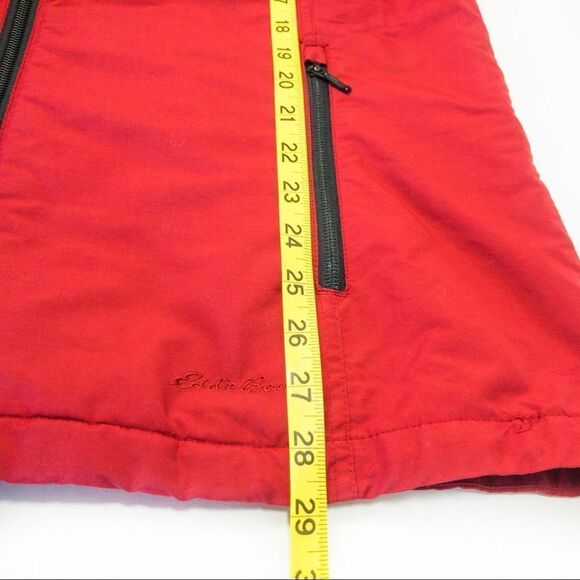 Eddie Bauer Red Windbreaker Winter Jacket Sz L - Picture 11 of 12